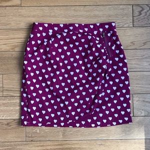Heart Patterned Skirt
